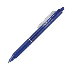 Pack van 12 balpennen Frixion Clicker Pilot blauw met 12 navullingen waarvan 6 gratis