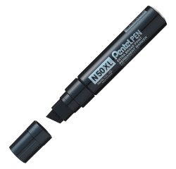 Permanente markter Pentel N50XL met schuine punt van 8 tot 15,4 mm