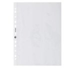 Pochettes perforées Bruneau A4 polypropylène lisse 11/100e - Boite de 100