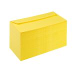 Enveloppe Pollen Clairefontaine jaune soleil 110 x 220 - Boîte de 200