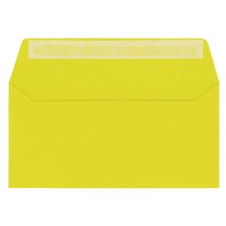 Enveloppe Pollen Clairefontaine jaune soleil 110 x 220 - Boîte de 200