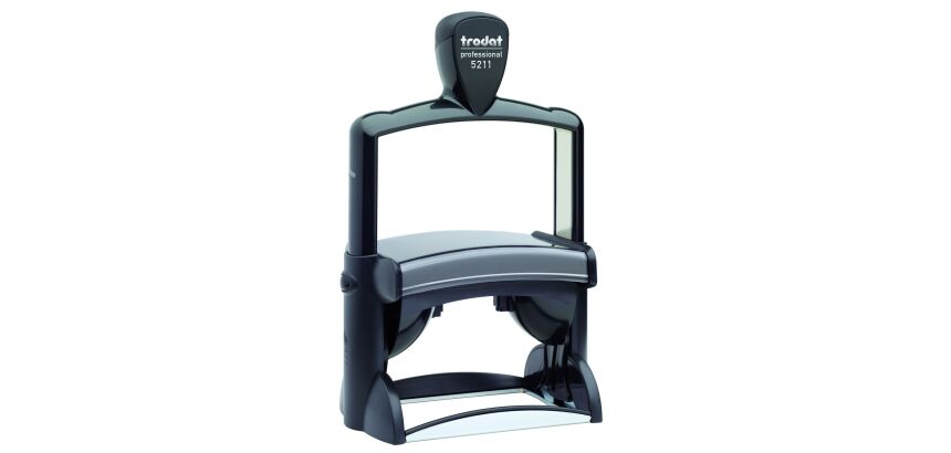 Tampon texte personnalisable Professional Line 5211 Trodat monochrome 12 lignes