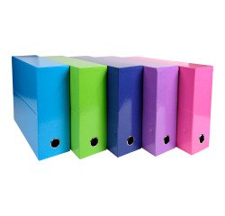 Caja de transferencia 25 x 33 cm Iderama 9 cm colores surtidos Exacompta