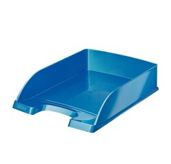 Corbeille à courrier Wow Leitz métallisé