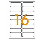 Etiquette adresse jet d'encre 99,1 x 33,9 mm Agipa 119082 blanche - Boîte de 1600