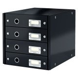 Module de classement Leitz Click&Store Wow 4 tiroirs couleur