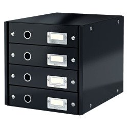 Module de classement Leitz Click&Store Wow 4 tiroirs couleur