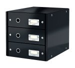Module de classement Leitz Click&Store Wow 3 tiroirs couleur