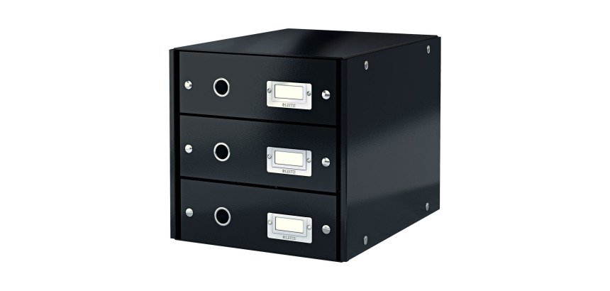 Module de classement Leitz Click&Store Wow 3 tiroirs couleur