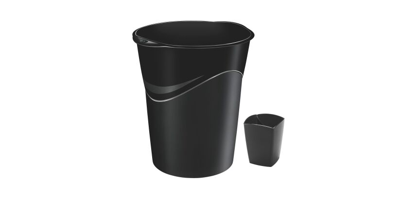 Pack corbeille à papier + pot à crayons Classique