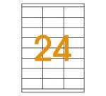 Etiquette adresse jet d'encre 70 x 35 mm Agipa 102497 blanche - Boîte de 2400