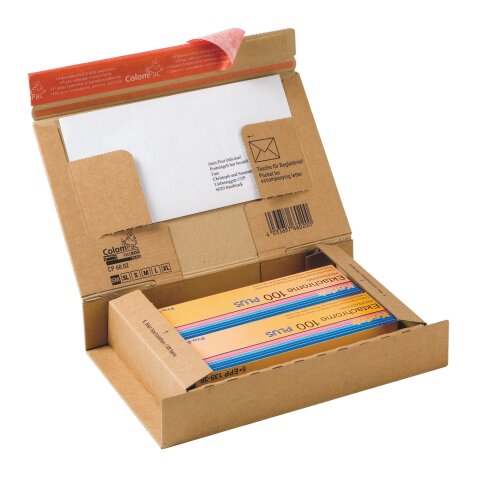 Boite postale carton L 21,5 x l 15,5 x H 4,3 cm