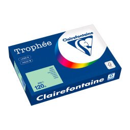 Riem 250 vellen gekleurd papier A4 120 g Clairefontaine Trophée pastelkleuren