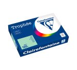 Riem 250 vellen gekleurd papier A4 120 g Clairefontaine Trophée pastelkleuren