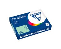 Ramette papier couleur Clairefontaine Trophée couleurs pastel A4 120 gr - 250 feuilles - vert pastel