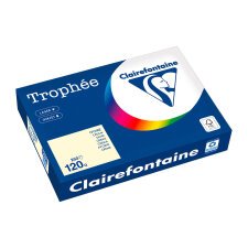 Papier A4 couleur 120 g Clairefontaine Trophée couleurs pastel - Ramette de 250 feuilles