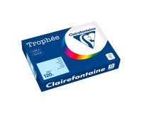 Ramette papier couleur Clairefontaine Trophée couleurs pastel A4 120 gr - 250 feuilles - bleu pastel