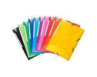 Folders with elastics and 3 flaps Exacompta Iderama 