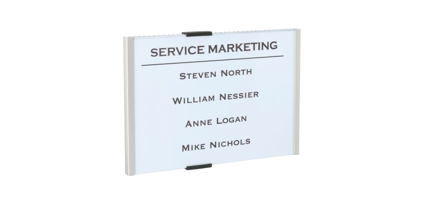 Plaque de porte Durable Info Sign - format A5