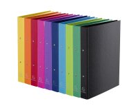 Exacompta Cardboard ring folder with 2 rings assorted