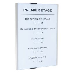 Wandplakat 30,5 x 21,5 cm Info Sign Durable