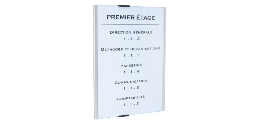 Wandplakat 30,5 x 21,5 cm Info Sign Durable