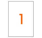 Etiquette adresse jet d'encre Agipa blanche - 100 feuilles