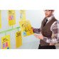 Big notes repositionnables jaune Super Sticky Post it 27,9 x 27,9 cm - bloc de 30 feuilles