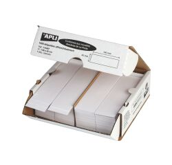 Box of 1000 postage labels 1 piece 140 x 40 mm Apli Agipa white