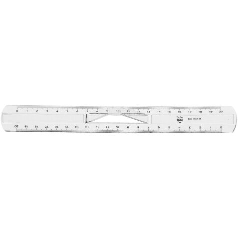 Plastic ruler 20 cm