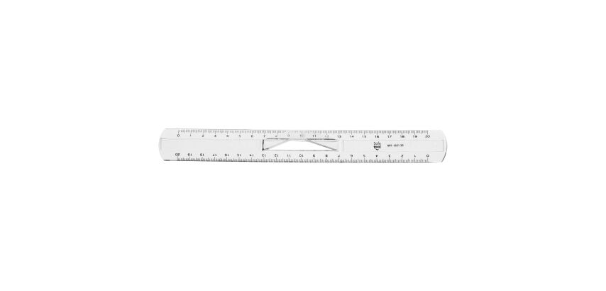 Lineal aus Plastik 20 cm