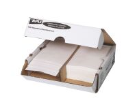 Doos met 1000 frankeeretiketten: 500 bladen met 2 stuks 140 x 45 mm Apli Agipa wit