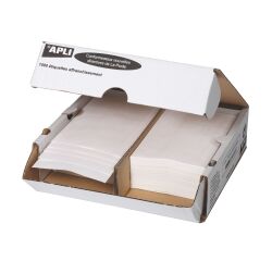 Box of 1000 postage labels: 500 sheets with 2 pieces 140 x 45 mm Apli Agipa white