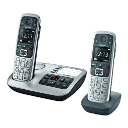 Pack duo Téléphone sans fil Gigaset avec répondeur E560A