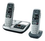 Pack duo Téléphone sans fil Gigaset avec répondeur E560A