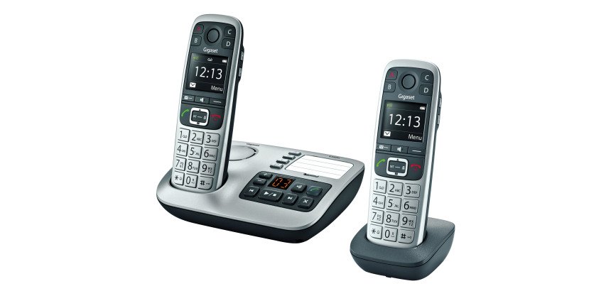 Pack duo Téléphone sans fil Gigaset avec répondeur E560A