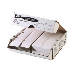 Box of 1000 postage labels 1 piece 170 x 45 mm Apli Agipa white