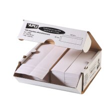 Box of 1000 postage labels 1 piece 150 x 39 mm Apli Agipa white