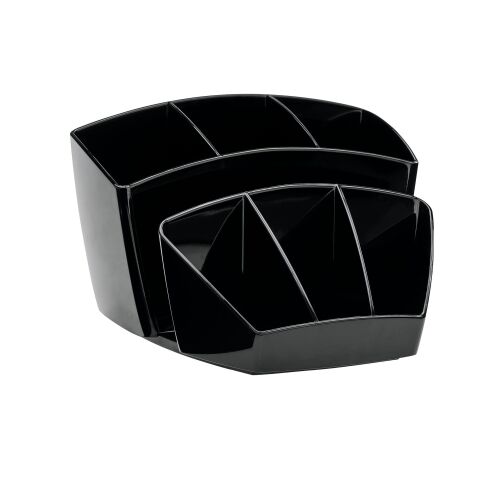 Cubilete multidepartamentos Cep color 6 compartimentos negro