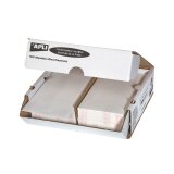 Box of 1000 postage labels 2 pieces 170 x 45 mm Apli Agipa white