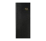 Agenda Brepols Euros/Centimes Banquier Long journalier 2 volumes - Année 2026 - 14,3 x 33 cm