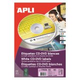 Etiquette CD multi usage Ø117 mm Apli - Pochette de 40