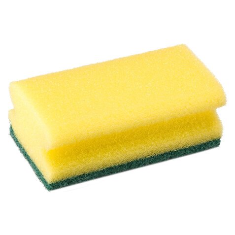 Synthetic Sponge - Yellow and Green 