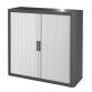 <div>Low cupboard H 104 x W 110 cm with Easy Office curtains, plastic body, metal structure</div>