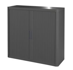 Armoire à rideaux démontable Easy Office 104 x 110 corps anthracite