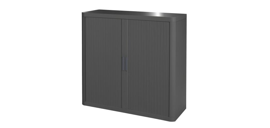 Armoire à rideaux démontable Easy Office 104 x 110 corps anthracite