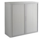 Armoire à rideaux démontable easyOffice 104 x 110 corps gris