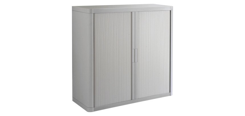 Armoire à rideaux démontable easyOffice 104 x 110 corps gris