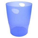 Paper basket Ecobin Exacompta translucent blue 