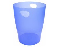 Papiermand Ecobin Exacompta doorschijnend blauw